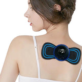 Portable Electric Neck Back Massager EMS Cervical Massage Patches