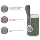 Adjustable Portable USB Baby Milk Bottle Warmer Travel Heater Feeding Milk Pouch Bag Insulation Bag Green