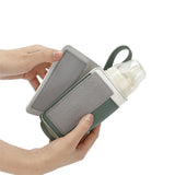 Adjustable Portable USB Baby Milk Bottle Warmer Travel Heater Feeding Milk Pouch Bag Insulation Bag Green