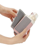 Adjustable Portable USB Baby Milk Bottle Warmer Travel Heater Feeding Milk Pouch Bag Insulation Bag Pink