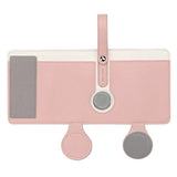 Adjustable Portable USB Baby Milk Bottle Warmer Travel Heater Feeding Milk Pouch Bag Insulation Bag Pink