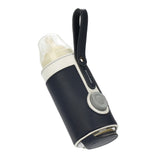 Adjustable Portable USB Baby Milk Bottle Warmer Travel Heater Feeding Milk Pouch Bag Insulation Bag Blue