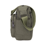 Retro Canvas Shoulder Messenger Bag Crossbody Satchel Travel for Men Green