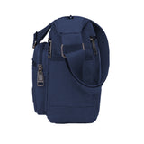 Retro Canvas Shoulder Messenger Bag Crossbody Satchel Travel for Men Blue