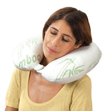 U Shaped Travel Pillow Memory Foam Pillow Neck Support Cushion
