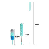Microfiber Feather Duster Brush with Extendable Pole Bendable Dusters Head Cleaning Tool