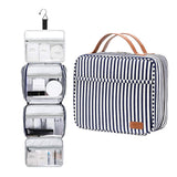 Hanging Travel Toiletry Bag Large Capacity Wash Bag Cosmetic Bag Blue