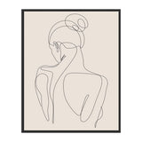 Set of 4 Unframed Minimalist Boho Wall Art Prints Abstract Art Prints Artwork Posters Wall Decor 40 x 60cm