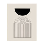 Set of 4 Unframed Minimalist Boho Wall Art Prints Abstract Art Prints Artwork Posters Wall Decor 30 x 40cm
