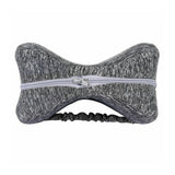 Memory Foam Leg Knee Pillow for Side Sleeper Knee Support Pillow Cushion Grey