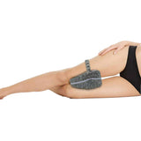 Memory Foam Leg Knee Pillow for Side Sleeper Knee Support Pillow Cushion Grey