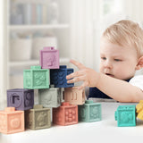 23PCS Colorful Soft Stacking Blocks Baby Toys Style 2