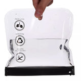 4Pcs Clear Toiletry Bag Carry-on Travel Makeup Pouch Transparent Bag for Cosmetics Liquids With Handle