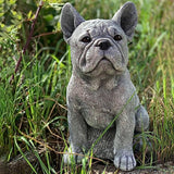 Garden Dog Figurine Dog Statue Garden Decor Indoor Outdoor Lawn Courtyard Ornament Style 2
