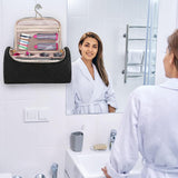 Travel Case Compatible with Dyson Airwrap Styler and Attachments Portable Storage Bag with Hanging Hook Black