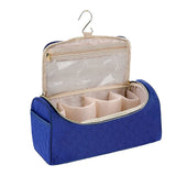 Travel Case Compatible with Dyson Airwrap Styler and Attachments Portable Storage Bag with Hanging Hook Blue