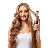 USB Cordless Hair Straightener Rechargeable Travel Portable Hair Styling Tool Black