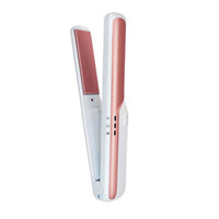USB Cordless Hair Straightener Rechargeable Travel Portable Hair Styling Tool White