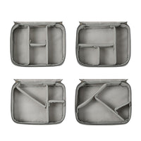 Cable Organizer Bag Electronic Accessory Organizer Travel Storage Case Black