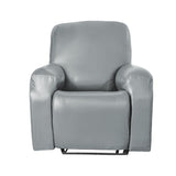Water-Resistant Recliner Sofa Covers Soft Sofa Couch Slipcover Protector Light Gray