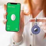 4Pcs For Apple Airtag Case Cover Anti-lost Keychain Ring Protective Case Style 1
