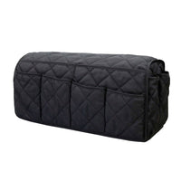 14 Pocket Sofa Armrest Organizer Remote Control Holder Storage Bag for Recliner Couch Armchair Black