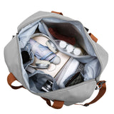 Large Capacity Travel Bag Duffel Bag with Wet and Dry Compartments Gray