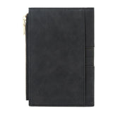 RFID Blocking Travel Wallet Passport Card Holder for Women Men Black