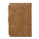 RFID Blocking Travel Wallet Passport Card Holder for Women Men Brown