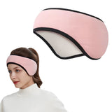 Blackout Eye Mask with Ear Muffs Sleeping Aids Relaxing Noise Cancellation Black