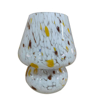 Mushroom Glass Table Lamp Bedside Night Light Desk Lamp Multicolor