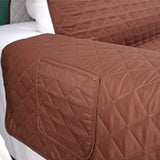 Quilted Sofa Slipcover Armrest Sofa Cover Sofa Protector Slipcover Coffee