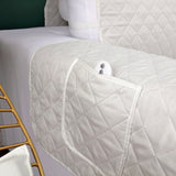 Quilted Sofa Slipcover Armrest Sofa Cover Sofa Protector Slipcover Beige