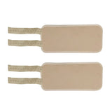 2Pcs Castor Oil Pack for Knee Calf Reusable Compress Castor Oil Wrap Khaki