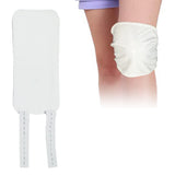 2Pcs Castor Oil Pack for Knee Calf Reusable Compress Castor Oil Wrap White