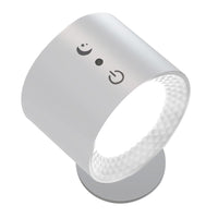3-Color Adjustable Magnetic LED Wall Light Rechargeable Sconce Wall Mounted Lamp White