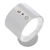 3-Color Adjustable Magnetic LED Wall Light Rechargeable Sconce Wall Mounted Lamp White