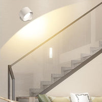 3-Color Adjustable Magnetic LED Wall Light Rechargeable Sconce Wall Mounted Lamp White