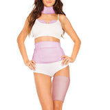 5-Piece Reusable Compress Castor Oil Pack for Knee Calf Waist Neck Chest Pink