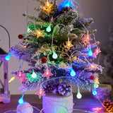 2 Modes Star Balls Fairy String Lights Camping Atmosphere Light Multi Colour