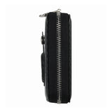 Travel RFID Blocking Wallet Money Purse Card Holder Case Black