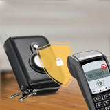 Travel RFID Blocking Wallet Money Purse Card Holder Case Black