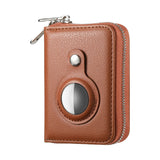 Travel RFID Blocking Wallet Money Purse Card Holder Case Brown