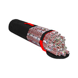 PVC Clear Wrapping Paper Storage Organizer Container Christmas Gift Storage Bag Black