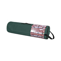 PVC Clear Wrapping Paper Storage Organizer Container Christmas Gift Storage Bag Green