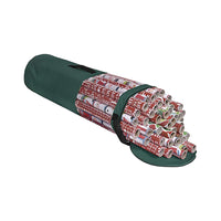 PVC Clear Wrapping Paper Storage Organizer Container Christmas Gift Storage Bag Green