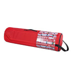 PVC Clear Wrapping Paper Storage Organizer Container Christmas Gift Storage Bag Red