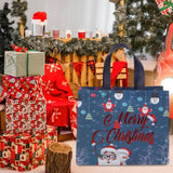 6Pcs Christmas Tote Bags With Handle Multifunctional Christmas Gift Bags Xmas Decor Style 1
