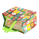 6Pcs Christmas Tote Bags With Handle Multifunctional Christmas Gift Bags Xmas Decor Style 2