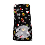 Christmas Stretch Office Chair Cover Removable Swivel Office Chair Slipcover Black